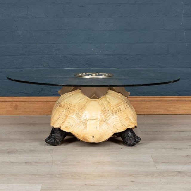 Vintage English Turtle Shaped Coffee Table from Anthony Redmile, 1970s For Sale - Image 13 of 16