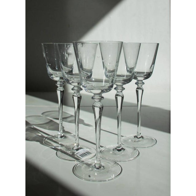 Murano Crystal Glasses by Carlo Moretti, Set of 4 For Sale - Image 6 of 13