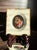 Antique Italian Miniature Porcelain Plaque Hand-Painted Madonna and Child in Bone Frame For Sale - Image 9 of 9