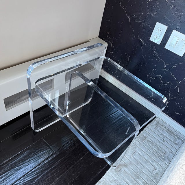 Transparent Interlude Home Eden Side Table For Sale - Image 8 of 12
