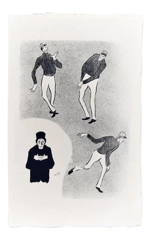 Ouvrard - Original Lithograph on Japan Paper by H.-G. Ibels - 1893 1893