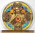 Brazilian Butterfly Wing Morpho Jesus Christ Charger C. 1950s For Sale - Image 16 of 17