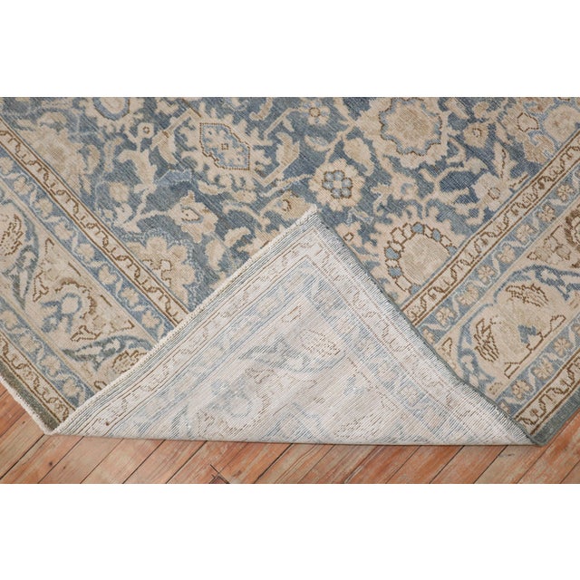 Mid 20th Century Zabihi Collection Persian Malayer Blue Small Room Size Rug For Sale - Image 5 of 10