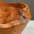 Wood Vintage Studio Art Hand Turned Burl Wood Live Edge Bowl For Sale - Image 7 of 10