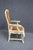 Wood Late 20th Century Italian Paint Decorated Cane Arm Chair For Sale - Image 7 of 8