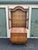 Brown 1980s Drexel Heritage Grand Villa Collection Bombay Secretary Desk With Hutch For Sale - Image 8 of 12