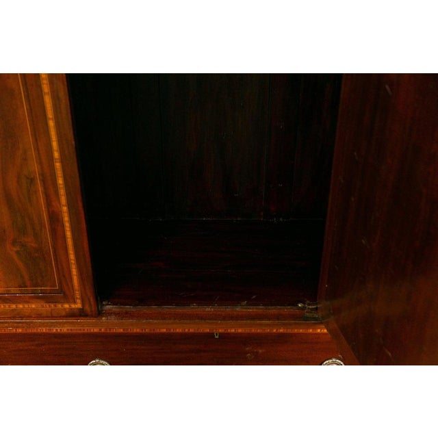 Vintage Brown Wood Cupboard For Sale - Image 9 of 18