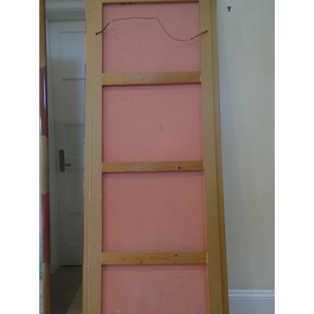 Late 19th Century Vintage Hand Painted Chinese Panels - Set of 2 For Sale - Image 5 of 7