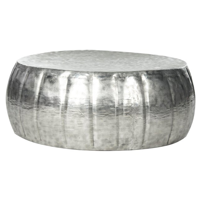 Harper Coffee Table in Silver For Sale - Image 4 of 4