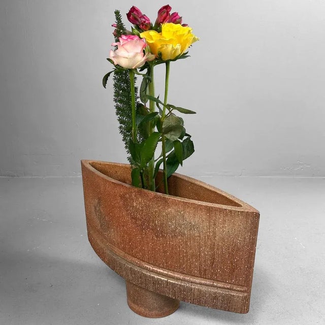 Japanese Modernist Ceramic Ikebana Vase, 1960s For Sale - Image 15 of 18