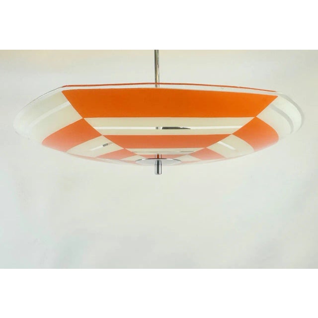 Mid-Century Modern Mid-Century Modern Umbrella Pendant Lamp from Napako, 1960s For Sale - Image 3 of 8