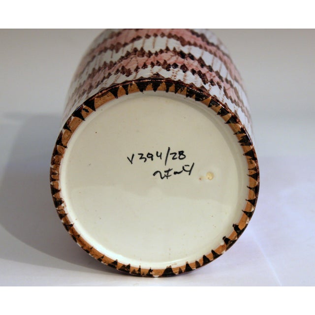 1950s 1950s Vintage Bitossi Italian Pottery Early V-Mark Londi Raymor Ceramic Vase For Sale - Image 5 of 8