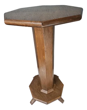 Mission Style American Arts and Craft Pedestal Stand