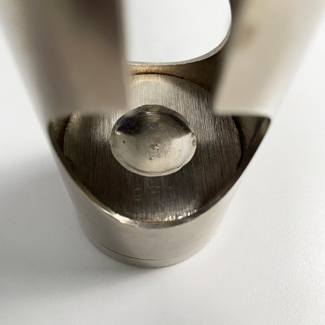 Italian Modern Chromed Metal Nutcracker by Paolo Salvi for Mark B, 1970s For Sale - Image 13 of 15