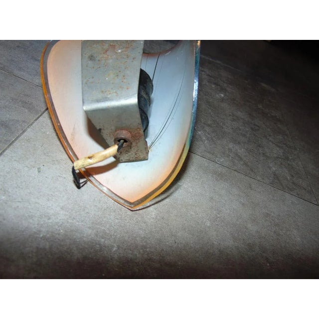 Mid-Century Glass Sconce For Sale - Image 6 of 7