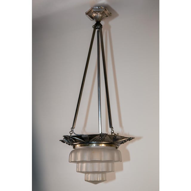 Art Deco Ceiling Light, France, 1930 For Sale - Image 9 of 9