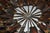 Curtis Jere Brutalist Brass / Copper Colored Metal & Iron Jere Style Circular Windmill Wall Hanging Art For Sale - Image 4 of 13