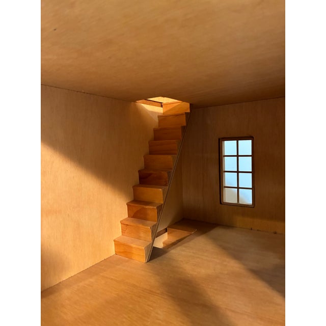 Vintage Wooden Dollhouse For Sale - Image 9 of 12