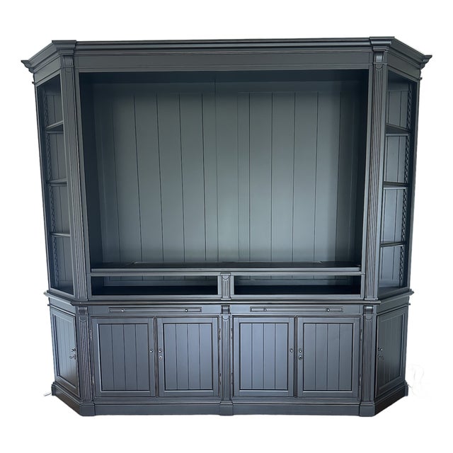 Arhaus Athens Media Unit & Bookcase For Sale