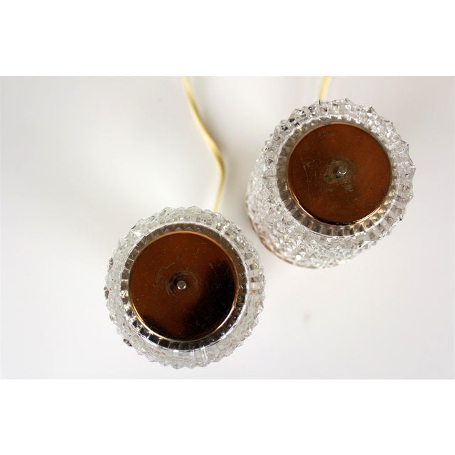 Copper Table Lamps from Kamenicky Senov, 1970s, Set of 2 For Sale - Image 4 of 14