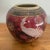 Vintage Chinoiserie Peacock Vase in Jewel Tones For Sale - Image 6 of 9