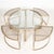 Chrome and Brass Nesting Tables from Maison Charles, 1970s, Set of 5, in Good conditions. Designed 1970 to 1979 I have...