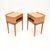 Mid-Century Modern Vintage Swedish Elm Bedside Tables, 1950s, Set of 2 For Sale - Image 3 of 13