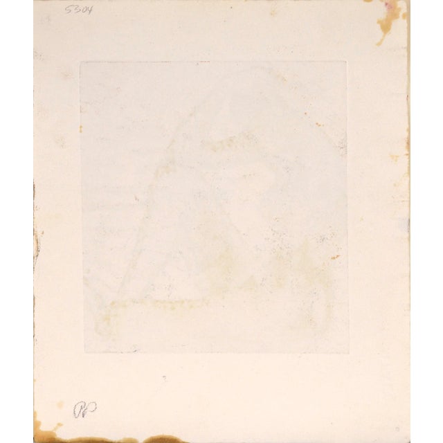 Paper Vintage Figurative Nude - Steel Plate Etching by Patricia A. Pearce For Sale - Image 7 of 8