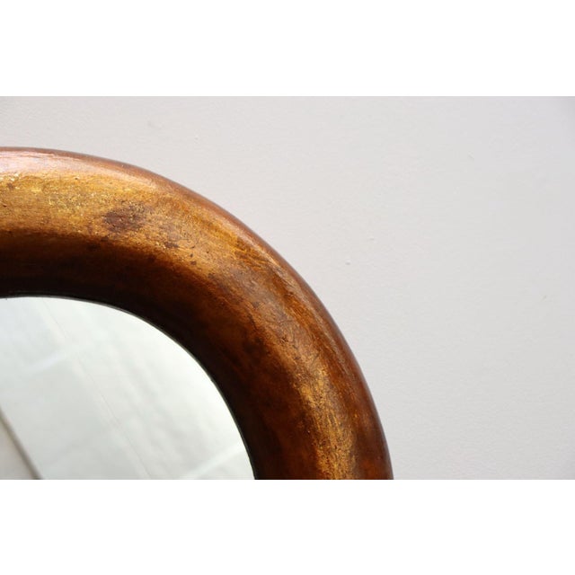 Vintage Jo Mead Painted Composite Pretzel and Crown Mirrored Bakery Trade Sign For Sale - Image 10 of 12