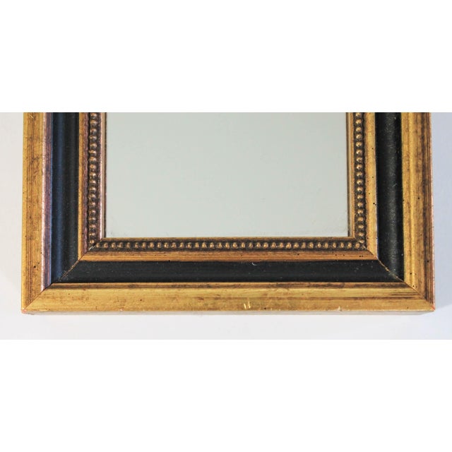 Vintage Black and Gold Accent Wall Mirror Chairish