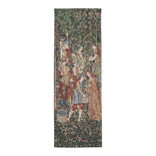Grape Harvest Portiere Loom Woven Tapestry - 122 X 43 Cm (4'0" X 1'5") - Requires Rod Size 1 For Sale
