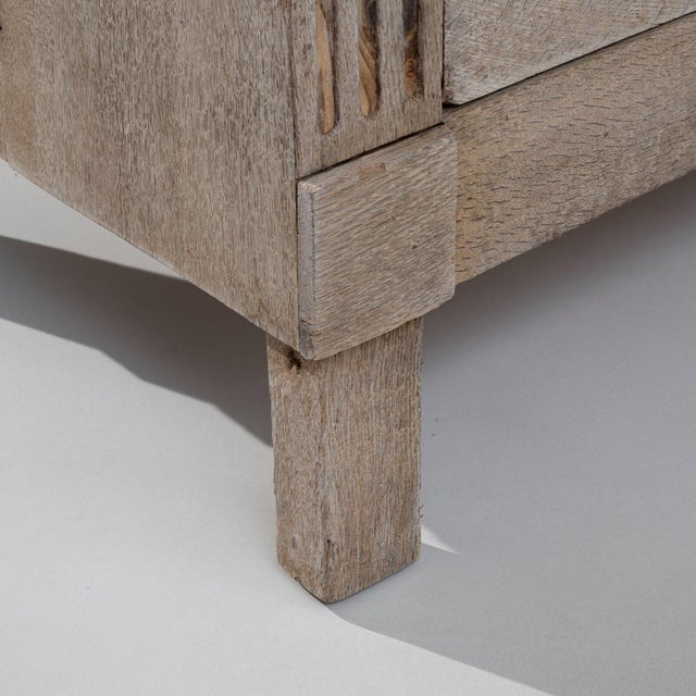 19th Century French Louis XVI Oak Chest of Drawers With Marble Top For Sale - Image 14 of 18