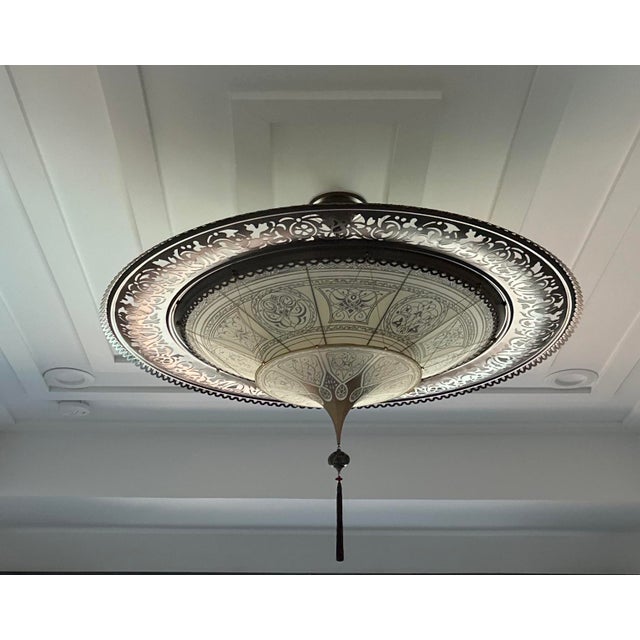 Fortuny Fortuny Scheherazade 2-Tier Silk Chandelier – Venezia, Italy – Handcrafted Designer Lighting For Sale - Image 4 of 15