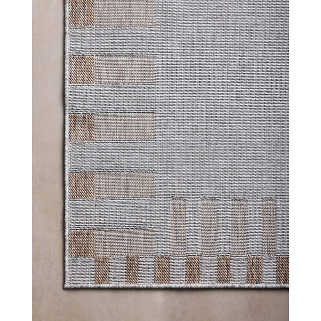 2020s Amber Lewis x Loloi Topanga Silver / Natural 5'-3" x 7'-6" Area Rug For Sale - Image 5 of 6