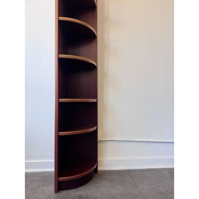 1970s Danish Modern Corner Shelving For Sale - Image 4 of 7
