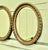 1920s Victorian Wood Finish Oval Mirrors, 1920, Set of 2 For Sale - Image 5 of 8