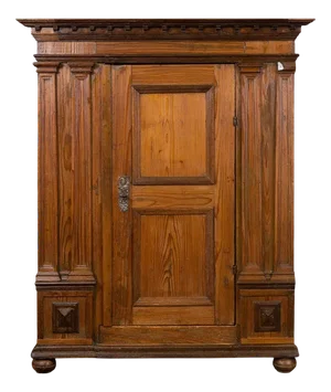 Baroque Buffet Cupboard in Oak and Pine