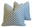 Pindler & Pindler Contemporary Modern Hexagon Feather/Down Pillows 21" Square - Pair For Sale - Image 4 of 5