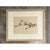 Contemporary Vintage Framed Reclining Skeleton Study on Paper For Sale - Image 3 of 12