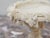 Vintage White Alabaster Pedestal For Sale - Image 3 of 6