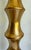 Contemporary Pair of Contemporary Chinoiserie Faux Bamboo Brushed Gold Table Lamps For Sale - Image 3 of 7