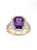 Natural Amethyst 2.65cts & Diamond 0.55cts Ring in 14k Gold For Sale In New York - Image 6 of 8