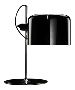 Joe Colombo Model #2202 "Coupé" Table Lamp in Black for Oluce