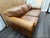 Rh Original Lancaster Leather 3-Cushion Sofa – 7' Petite 38"d | Italian Brompton Cocoa | Down-Feather | Pre-Owned For Sale - Image 13 of 18