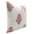 Rustic Block Printed Decorative Floral Pillow Cover 22x22 Inch- Swadesh For Sale - Image 3 of 5