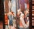 Italian 18th Century Italian Painted Corner Cabinet With Biblical Court Scene For Sale - Image 3 of 10