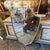 1960s Gio Ponti Style Mid-Century Modern Brass Italian Shield Wall Mirror For Sale - Image 17 of 17
