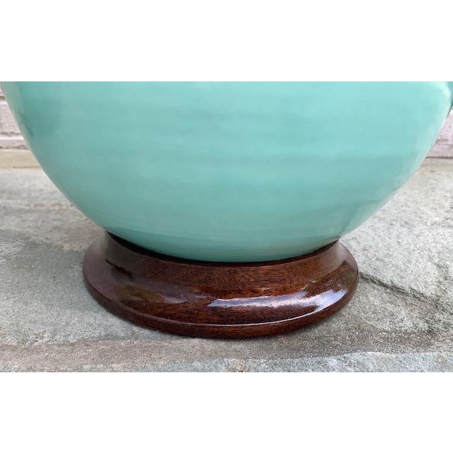 Christopher Spitzmiller Turquoise Gourd Lamps - a Pair For Sale In Charleston - Image 6 of 10