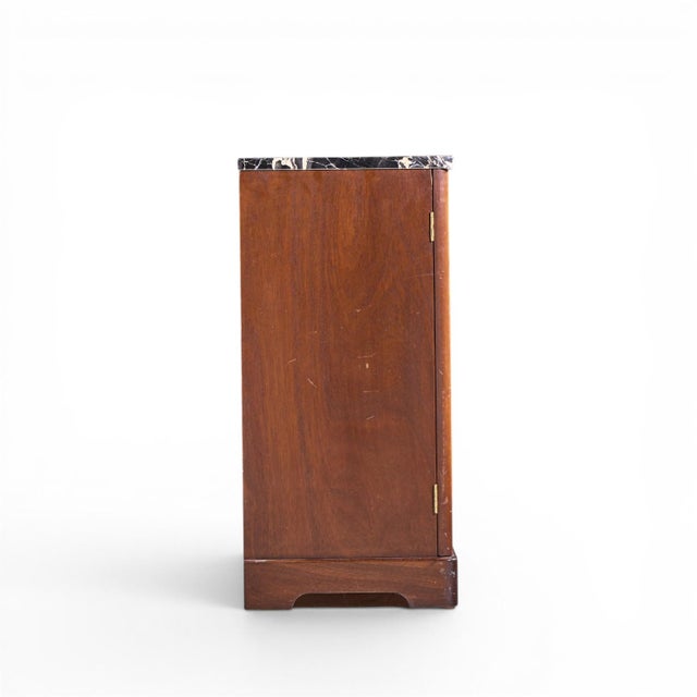 Mid 20th Century Edward Wormley for Dunbar Mid Century Mahogany and Marble Credenza For Sale - Image 5 of 9