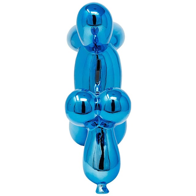 Pop Art Interior Illusions Plus Royal Blue Ceramic Dog Piggy Bank - 12" tall For Sale - Image 3 of 7